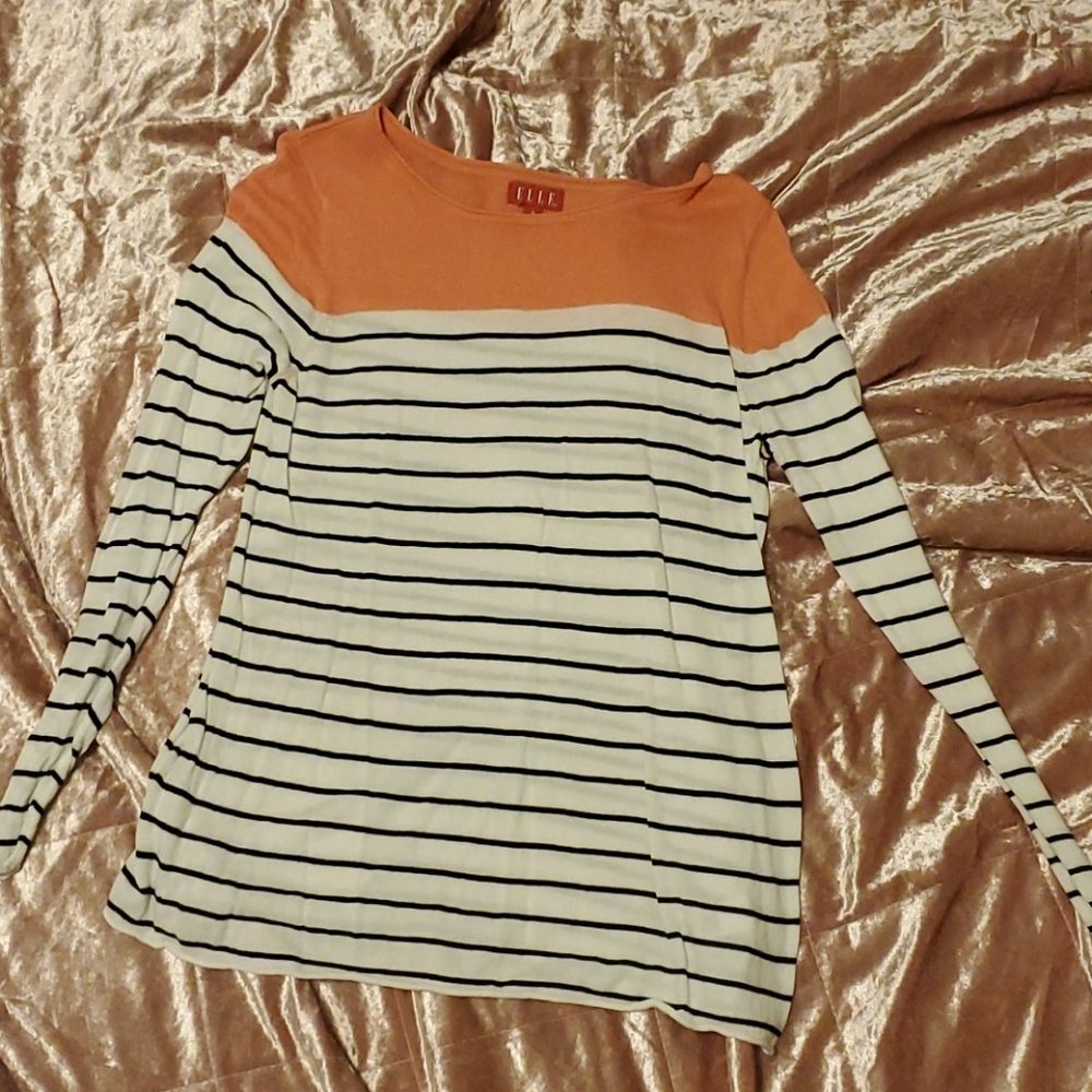 Light striped sweater